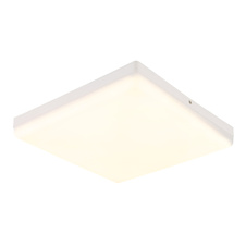 Stropní svítidlo, plast bílý, DxŠxV:300x300x50mm, včetně LED 18W 230V, zdroj 2000lm, výstup 1090lm, 4000K.