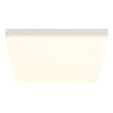 Stropní svítidlo, plast bílý, DxŠxV:300x300x50mm, včetně LED 18W 230V, zdroj 2000lm, výstup 1090lm, 4000K.