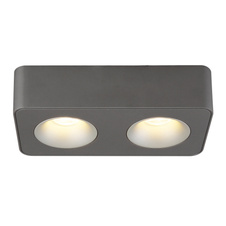 LED reflektor, hliník šedý tmavý, plast šedý, plast čirý, DxŠxV:224x117x55mm, včetně LED 11W 230V, zdroj 1240lm, výstup 600lm, 3000K.