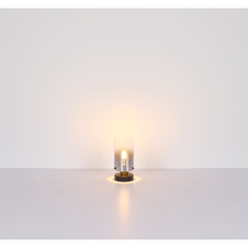 Stropní svítidlo, kov černý, sklo kouřové, průhledné, ø:405mm, V:260mm, bez žárovek 3xE27, max. 40W 230V