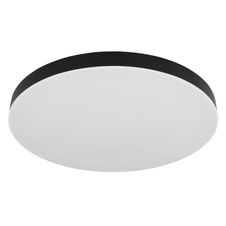 Stropní svítidlo, plast černý, bílý, posuvný přepínač, fixace barev, ø:500mm, V:45mm, včetně LED 50W 230V, zdroj 6000lm, výstup 4500lm, změna barvy světla 3000/4000/6500K