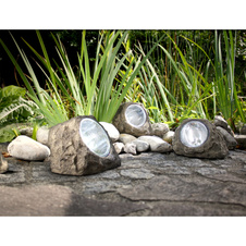 Solární svítidlo, plast šedý, plast průhledný, IP44, 1x Ni MH AA 600mAh 1,2V, DxŠxV: 150x125x105mm včetně 2xLED 0,06W 3,2V, bílá, 2xLED 0,06W 3,2V, žlutá