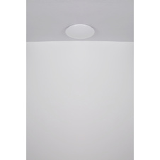 Stropní svítidlo, kov bílý, akryl bílý, ø:495mm, V:90mm, včetně LED 24W 230V, zdroj 2500lm, výstup 2000lm, 3000K