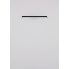 Nástěnné svítidlo, kov černý, hliník černý matný, akryl bílý, kolébkový vypínač na výrobku, fixace barev, 3000K nebo 6000K přepínatelné, ŠxV:800x40mm, H:65mm, včetně LED 18W 230V, 2200lm zdroj, 800lm výstup, zmena farby svetla 3000/6000K