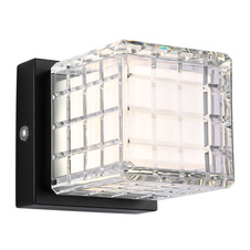 Nabíjecí stolní lampa, kov černý, akryl čirý, satinovaný povrch, černý PVC kabel, dotykové zapnutí/vypnutí, plynulé dotykové stmívání, možnost montáže na zeď, aku CR18650 1800mAh 3,7V, DxŠxV:100x100x100mm, LED 2,5W 5V 206lm 2700/6500/4000K