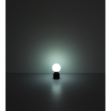 Nabíjecí stolní lampa, kov matný nikl, plast bílý, kabel PVC bílý, dotykové zapnutí/vypnutí, stmívatelné, plynulé dotykové stmívání, aku CR18650 1800mAh 3,7V, doba nabíjení baterie cca 4 hod., ø:120mm, LED 2,5W 5V 189lm, 2700/6500/4000K