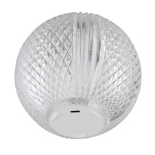 Nabíjecí stolní lampa, čirý akryl, plast nikl matný, černý PVC kabel, dotykové zapínání/vypínání, plynulý dotykový stmívač, paměť, baterie CR18650 1800mAh, 3,7V, nabíjení cca 4h, svícení 4-6h., ø: 12cm, LED 2W 230V, zdroj 180lm, výstup 85lm, 3000K