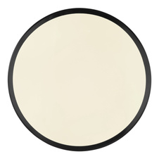 Stropní svítidlo, plast bílý/černý, Ø:35cm, V:5,5cm, LED 18W 230V, zdroj 2050lm, výstup 950lm, 4000K