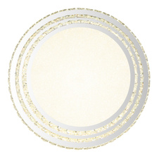 Stropní svítidlo, kov chrom, křišťály K5/čirý akryl, stmívatelné, několik úrovní nástěnným spínačem, paměť, dálkové ovládání, ø: 500 mm, V: 155 mm, LED 48 W 230 V, zdroj 680-5962 lm, výkon 380-3400 lm, CCT 2700-6000K