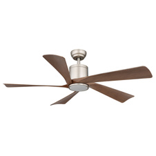 Stropní ventilátor, kov tmavě šedý/světle šedý, plast bílý/imitace dřeva, stmívatelný, více úrovní nástěnným vypínačem, paměť, časovač, dálkové ovládání, 50m², ø: 1320mm V: 480mm, LED 20W 230V, zdroj 1700lm, výkon 1600lm, CCT2700-6500K