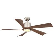 Stropní ventilátor, kov tmavě šedý/světle šedý, plast bílý/imitace dřeva, stmívatelný, více úrovní nástěnným vypínačem, paměť, časovač, dálkové ovládání, 50m², ø: 1320mm V: 480mm, LED 20W 230V, zdroj 1700lm, výkon 1600lm, CCT2700-6500K