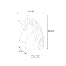 Dekorativní svítidlo, plast barevný, kabel PVC, posuvný vypínač, včetně USB kabelu, DxŠxV:18x11x2,1cm, délka kabelu 100cm, 2xLED 1W 3,2V, 3000K