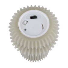 Dekorativní lampa, šedý plast, bílý plast, posuvný spínač, ohnivý efekt, včetně baterie 1x CR2032 210mAh, ø: 68mm, V: 118mm, sada 2 kusů, LED 0,06W 3V, 2000K