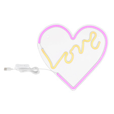 Dekorativní svítidlo, čirý plast, bílý plast, bílý PVC kabel, kolébkový vypínač na kabelu, včetně USB kabelu, DxŠxV: 350x330x16mm, délka kabelu 1800mm, LED 3W 5V
