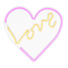 Dekorativní svítidlo, čirý plast, bílý plast, bílý PVC kabel, kolébkový vypínač na kabelu, včetně USB kabelu, DxŠxV: 350x330x16mm, délka kabelu 1800mm, LED 3W 5V