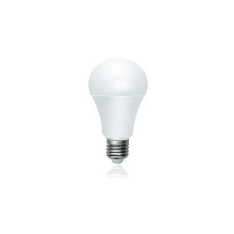 LED žárovka, hliník, plast bílý, soumrakový senzor zapíná při 30LUX, vypíná při 200LUX, Ø60, V: 120, 1xE27 LED, max. 9W 230V, 806lm, 3000K
