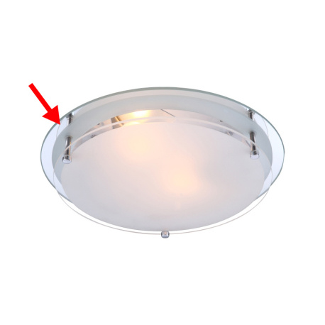 Náhradní sklo pro 48167-2, zrcadlové