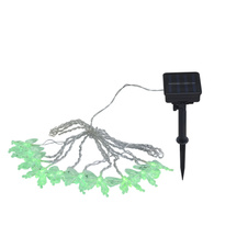 Solární svítidlo plast černý, plast průhledný, měnič barev, součástí balení baterie AA 600mAh 1,2V, IP44, DxŠxV:4700x60x50mm, délka kabelu 2500mm, vč.10x RGB LED 0,06W 3,2V, barevné