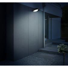 Solární svítidlo, plast černý/bílý, vypínač, spínač, baterie CR18650 1200mAh 3,7V, IP54, dobíjí se cca 6 hodin, svítí cca 12 hodin, 3 nastavení senzoru, ŠxV:10,8x3,3cm, AL:14cm, LED 2,5W 3,7V, zdroj 300lm, výkon 250lm, 4000K