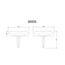 Solární svítidlo, hliník černý matný, plast černý/bílý, vypínač, baterie CR18650 1500mAh 3,7V, IP65, lze zapojit nebo zavěsit, 3 úrovně jasu: 15% 10lm, 75% 40lm, 100% 60lm, DxŠxV:14x14x3,6cm, výška s hrotem 11,3cm, LED 1,2W 3,7V 3000K
