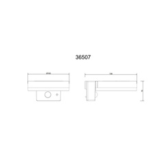 Solární svítidlo, plast černý/bílý, vypínač, baterie CR18650 2200 mAh 3,7V, IP44, 3 nastavení, ŠxV:16x7,5cm, AL:20cm, LED 6W 3,7V, zdroj 600lm, výkon 330lm, 3000K
