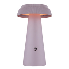 Solární svítidlo, plastové růžové, černé, dotykový stmívač, paměť, bez adaptéru a USB kabelu, CR18650 1800mAh 3,7V, IP54, USB-C nabíjení cca 4h / solární cca 22h, ø:14cm V:23cm, LED 4W 3,7V, zdroj 30-400lm, výkon 50-200lm, CCT 1800/2700/3000K.