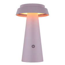 Solární svítidlo, plastové růžové, černé, dotykový stmívač, paměť, bez adaptéru a USB kabelu, CR18650 1800mAh 3,7V, IP54, USB-C nabíjení cca 4h / solární cca 22h, ø:14cm V:23cm, LED 4W 3,7V, zdroj 30-400lm, výkon 50-200lm, CCT 1800/2700/3000K.