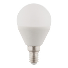 LED žárovka, hliník, plast opál bílý, ILLU, stmívatelná, Ø45, V: 80, 1xE14 ILLU 5W 230V, 400lm, 4000K