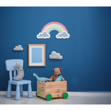 Dekorativní svítidlo, plast transparentní, plast bílý, bílý PVC kabel, kolébkový vypínač na kabelu, USB kabel součástí dodávky, další vlastnosti: USB 5V, DxŠxV: 400x200x16mm, délka kabelu 1800mm, včetně LED 3W 5V.