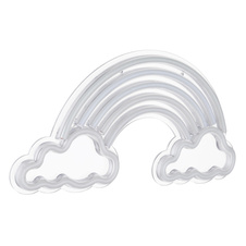 Dekorativní svítidlo, plast transparentní, plast bílý, bílý PVC kabel, kolébkový vypínač na kabelu, USB kabel součástí dodávky, další vlastnosti: USB 5V, DxŠxV: 400x200x16mm, délka kabelu 1800mm, včetně LED 3W 5V.