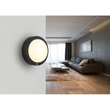 Stropní svítidlo, plast černý/bílý, dotykové zapínání/vypínání, dotykový stmívač, bez adaptéru, USB-A 2.0 - USB-C, baterie CR18650 1800mAh 3,7V, magnet pro snadnou montáž na stěnu, ø: 150mm, H: 50mm, kabel 1000mm, LED 1,2W 230V, výkon 130lm, 3000K