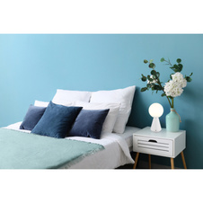 Stolní lampa, kov bílý, akryl bílý, PVC kabel bílý 800mm, dotykový spínač, plynulá regulace stmívání, fixace barev, paměťová funkce, bez adaptéru, USB-A 2.0 - USB-C, IP41, ø: 120mm, V: 235mm, LED 1,5W 230V, výkon 140lm, CCT 3000/6500/4500K