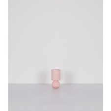 Stolní lampa, bílá keramika, bílý textil, bílý PVC kabel, kolébkový vypínač na kabelu, ø: 120mm, V: 230mm, délka kabelu 1300mm, bez žárovky 1xE14, max. 40W 230V