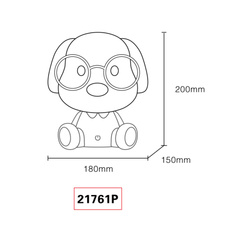 Stolní lampa, plast růžový a bílý, dotykové zapínání/vypínání, dotykový stmívač, bez adaptéru, USB-A 2.0 - USB-C, doba nabíjení cca 2 hodiny, doba svícení cca 12 hodin, svítí během nabíjení, DxŠxV: 180x150x200mm, LED 1W 5V, výkon 32lm, 3000K