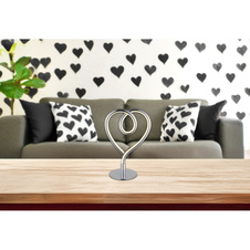 Stolní lampa, kov chrom, hliník chrom, silikon bílý, PVC černý kabel, kolébkový vypínač na kabelu, DxŠxV: 160x100x235mm, délka kabelu 1500mm, včetně LED 6W 230V, zdroj 450lm, výkon 250lm, 3000K