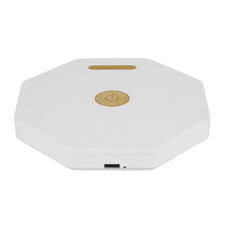 Stolní lampa, bílý plast, bílý PVC kabel, dotykové zapnutí/vypnutí, plynulá regulace stmívání, nastavení barev, bez adaptéru, včetně USB kabelu, USB-A 2.0 - USB-C, ø: 130mm, V: 210mm, kabel 800mm, LED 1W 230V 81lm, CCT 3500/4800/2600K