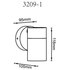 Venkovní svítidlo, hliník antracit, černý plast, čiré sklo, otočné/výklopné, IP44, ŠxV: 95x118mm, V: 105mm, bez žárovky 1xGU10, max. 35W 230V