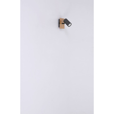 Venkovní svítidlo, hliník antracit, černý plast, čiré sklo, otočné/výklopné, IP44, ŠxV: 95x118mm, V: 105mm, bez žárovky 1xGU10, max. 35W 230V