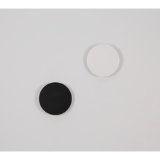 Venkovní svítidlo, plast bílý matný, posuvný a krokový vypínač, fixace barvy, IP44, vypínač CCT v krytu, ø: 252mm, V: 48mm, včetně LED 15W 230V, zdroj 1600lm, výkon 1200lm, CCT 3000/4000/6000K