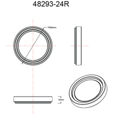 Stropní svítidlo, bílý kov, čiré plastové krystaly, bílý třpytivý plast, chromový kroužek, ø: 380mm, V: 70mm, včetně LED 24W 230V, zdroj 2528lm, výkon 1636lm, 4000K