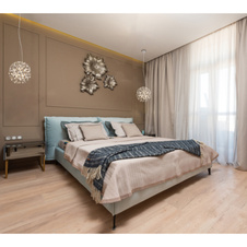 Závěsné svítidlo, kov chrom, křišťály K9, kouřové, čiré, transparentní PVC kabel, výškově nastavitelné, ø: 400 mm, V: 1500 mm, včetně žárovek 8xG9 LED, max. 3,5W 230 V, zdroj 350 lm, výkon 350 lm, 3000K, včetně LED žárovek 10676