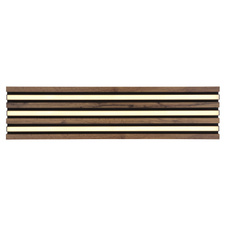 Stropní svítidlo, kov černý mat, MDF vzhled tmavého dřeva, plast bílý, DxŠxV: 800x200x50mm, včetně LED 30W 230V, zdroj 3100lm, výkon 1500lm, 3000K