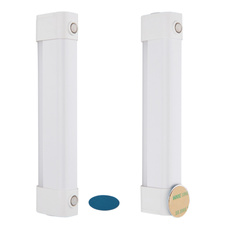 Světlo pod skříňku, bílý plast, bílý PVC kabel 300mm, tlačítko a krokový spínač, bez adaptéru, USB-A - USB-C, magnet, nabíjí se cca 4h, svítí cca 2h, svítí během nabíjení, DxŠxV: 186x25x40mm, LED 2W 230V, výkon 122lm, CCT3000/4000/7000K