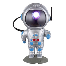 Stolní lampa, plast stříbrný, šedý, modrý, čirý, černý, červený, PVC kabel černý, tlačítkový a krokový vypínač, RGB změna barvy a fixace, bez adaptéru, včetně USB kabelu, DxŠxV:120x110x225mm, délka kabelu 1200mm, včetně RGB LED 4,5W 5V