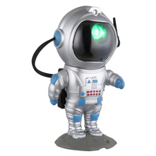 Stolní lampa, plast stříbrný, šedý, modrý, čirý, černý, červený, PVC kabel černý, tlačítkový a krokový vypínač, RGB změna barvy a fixace, bez adaptéru, včetně USB kabelu, DxŠxV:120x110x225mm, délka kabelu 1200mm, včetně RGB LED 4,5W 5V