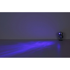 Stolní lampa, plast stříbrný, šedý, modrý, čirý, černý, červený, PVC kabel černý, tlačítkový a krokový vypínač, RGB změna barvy a fixace, bez adaptéru, včetně USB kabelu, DxŠxV:120x110x225mm, délka kabelu 1200mm, včetně RGB LED 4,5W 5V