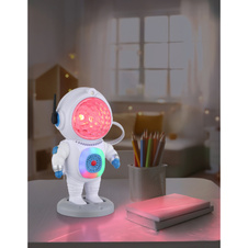 Stolní lampa, plast bílý, šedý, modrý, čirý, červený, stříbrný, PVC kabel černý, tlačítkový a krokový vypínač, RGB změna barvy a fixace, bez adaptéru, včetně USB kabelu, USB-C - USB-C, DxŠxV: 120x110x220mm, kabel 1200mm, RGB LED 6W 230V