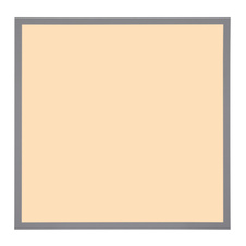 Stropní svítidlo, hliník stříbrný, tmavě šedý MDF, bílý plast, DxŠxV: 450x450x65mm, včetně LED 24W 230V, zdroj 2500lm, výkon 1200lm, 3000K