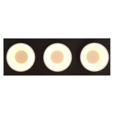 Stropní svítidlo, kov černý matný, plast antracit, matný plast v barvě šampaň, plast bílý, DxŠxV: 580x200x110mm, včetně LED 24W 230V, zdroj 3000lm, výkon 1000lm, 3000K