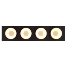 Stropní svítidlo, kov černý matný, plast antracit, matný plast v barvě šampaň, plast bílý, DxŠxV: 860x200x110mm, včetně LED 40W 230V, zdroj 5100lm, výkon 1900lm, 3000K